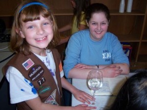 Girl Scout and Volunteer