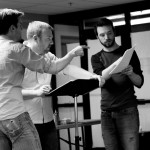 Actors rehearsing for the Humana Festival of New American Plays.