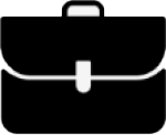 A simple icon showing a briefcase