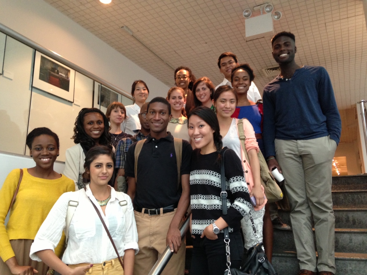 Interns in Arts and Business Coucil of New York's Diversity in Arts Leadership Internship Program
