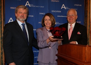 2010 Congressional Arts Leadership Award Presented to Nancy Pelosi