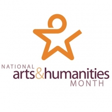 National Arts & Humanities Month logo